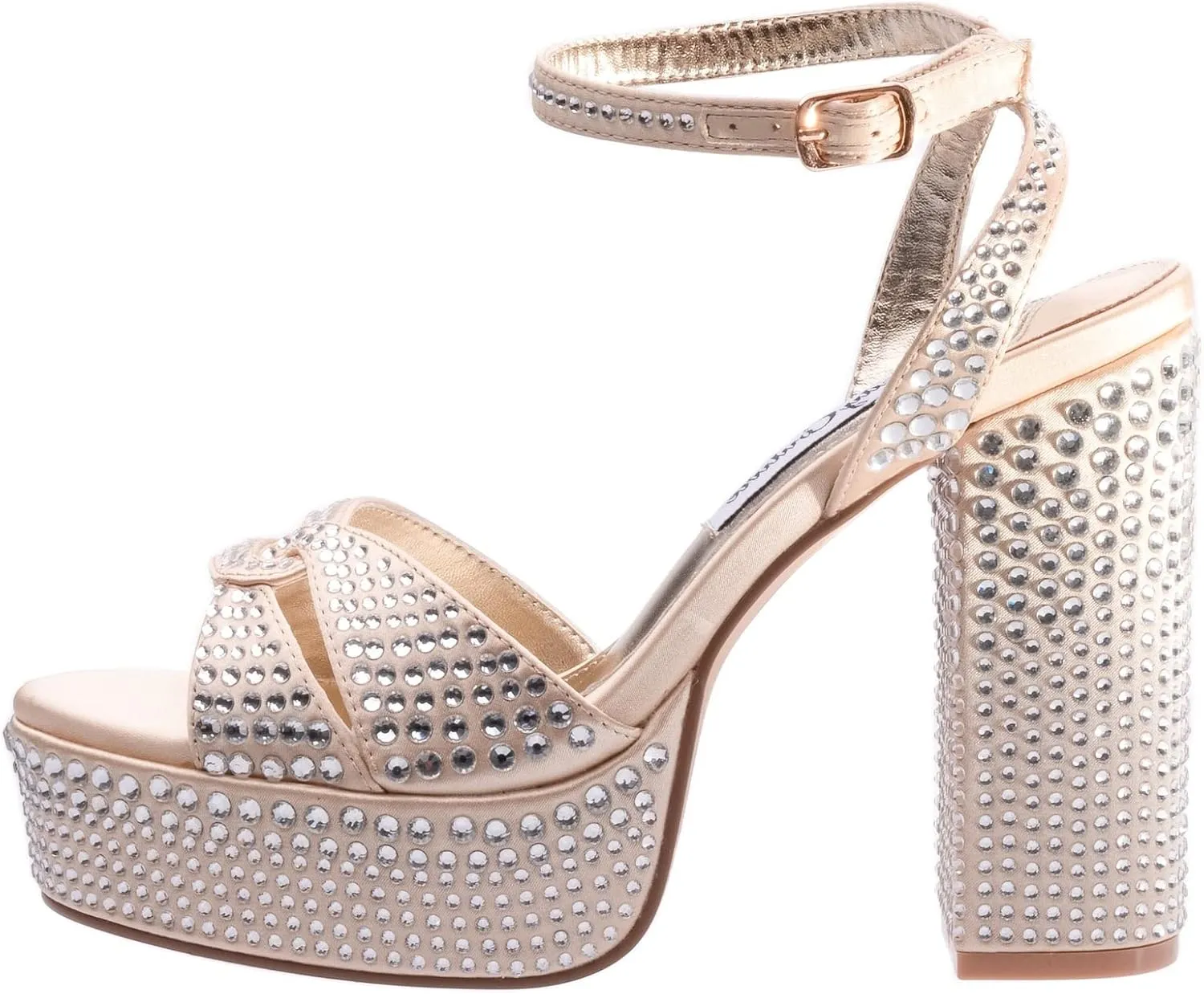 Doll Rhinestone Platform Sandal