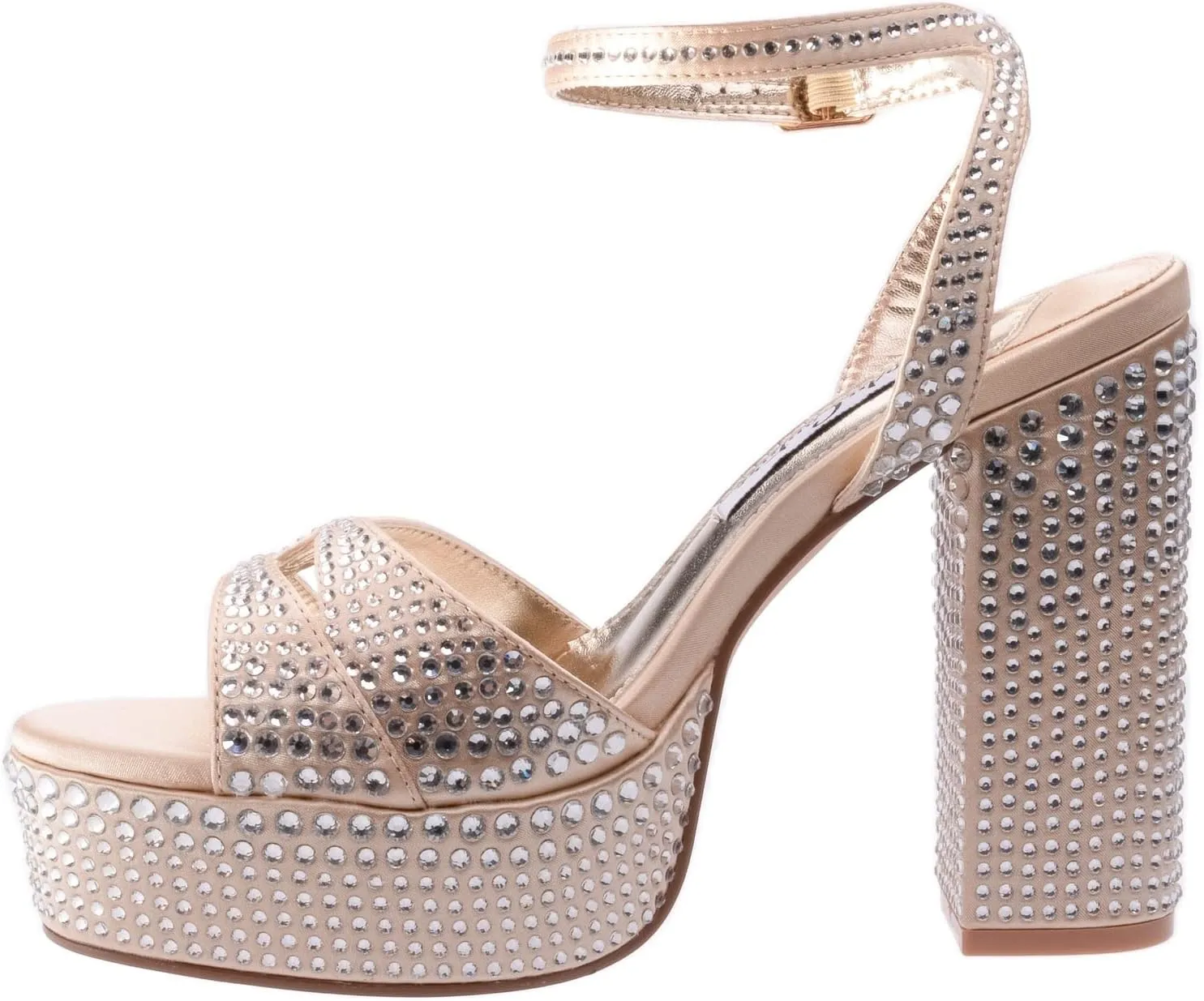 Doll Rhinestone Platform Sandal