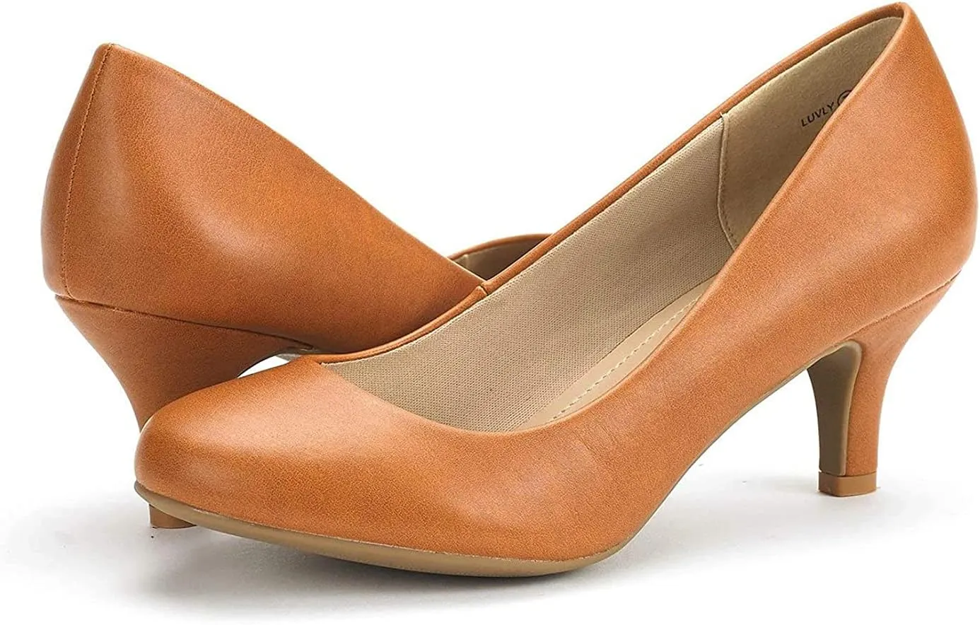 DREAM PAIRS Women's Dress Comfortable Low Heel Pump Shoes