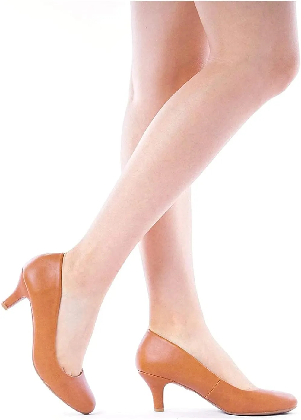 DREAM PAIRS Women's Dress Comfortable Low Heel Pump Shoes
