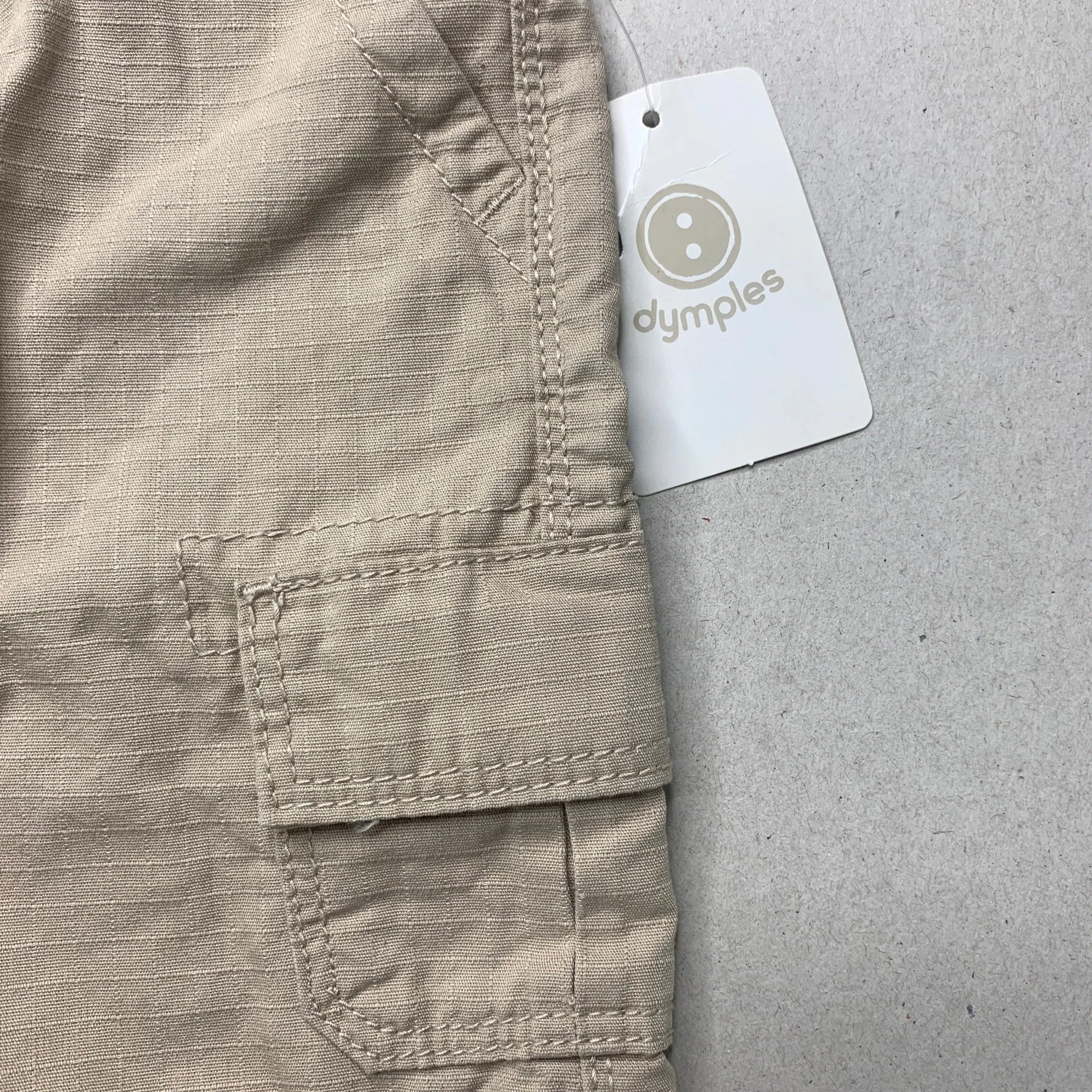 Dymples lightweight cotton shorts, elasticated, size 1, BNWT