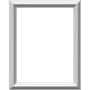 Ekena Millwork PNL16X20AS-01-CASE-12 Ashford Molded Classic Wainscot Wall Panel, 16-in. W x 20-in. H, Factory Primed White, 2 Count