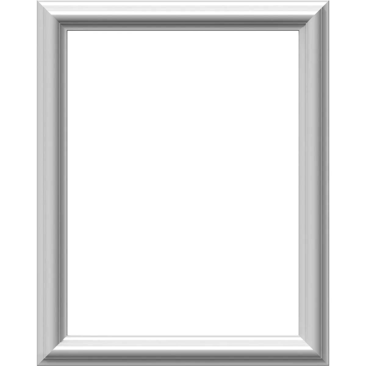 Ekena Millwork PNL16X20AS-01-CASE-12 Ashford Molded Classic Wainscot Wall Panel, 16-in. W x 20-in. H, Factory Primed White, 2 Count