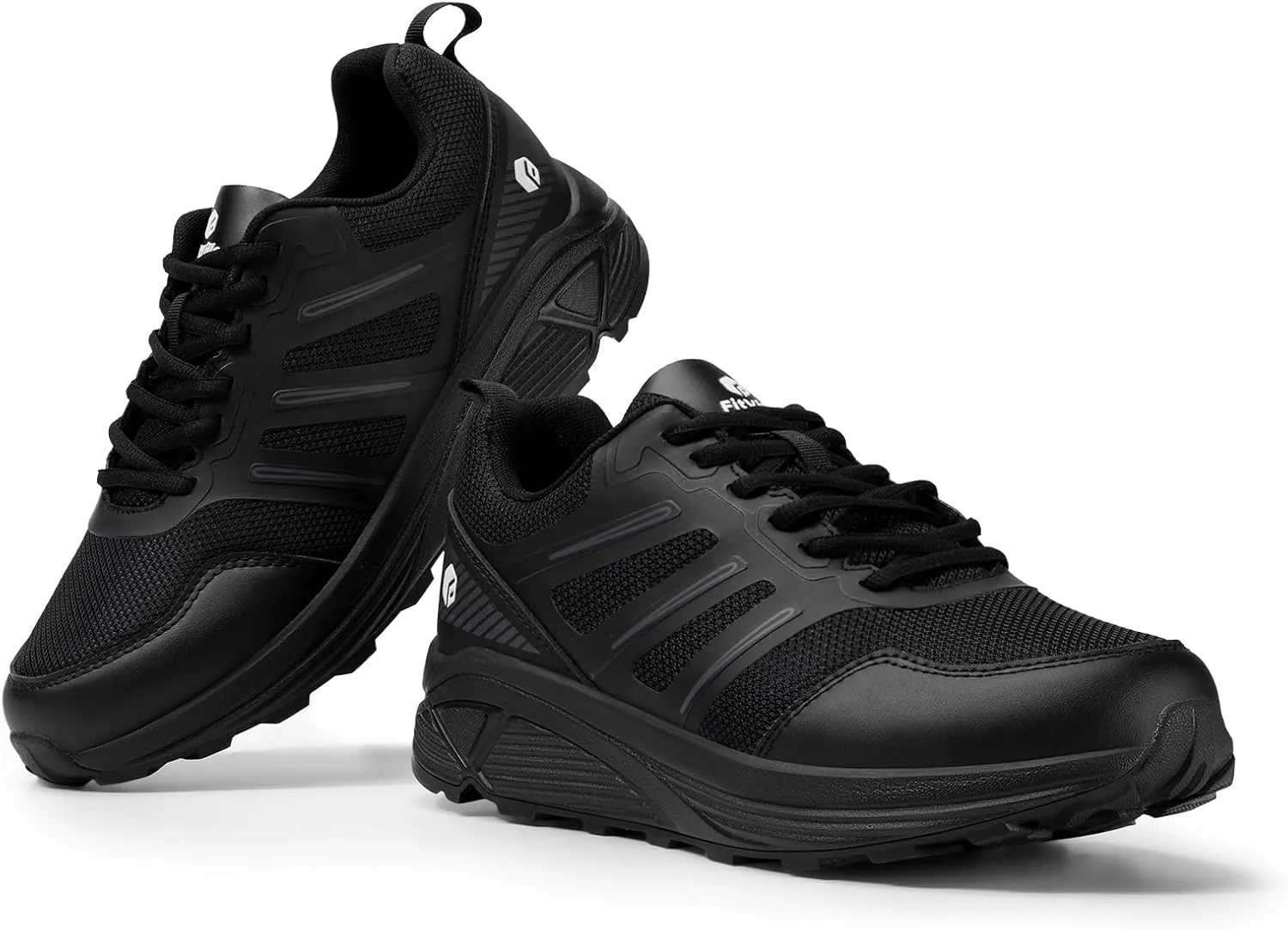 FitVille Wide Toe Box Sneakers for Men - Lightweight, Breathable Running Shoes for Diabetic Men, Flat Feet, Heel Pain & Plantar Fasciitis Relief