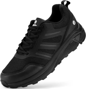 FitVille Wide Toe Box Sneakers for Men - Lightweight, Breathable Running Shoes for Diabetic Men, Flat Feet, Heel Pain & Plantar Fasciitis Relief