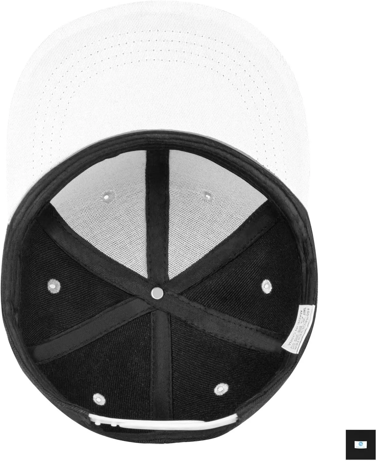 Flag of Pierce County, Washington Snapback Hats for Men Women Hat Baseball Cap Flat Bill Visor White Hat