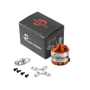 FLASH HOBBY D2826 1400KV 2-3S Lipo Brushless Outrunner Motor for RC Plane Fixed-Wing Helicopter Quadcopter (D2826, 1400KV)