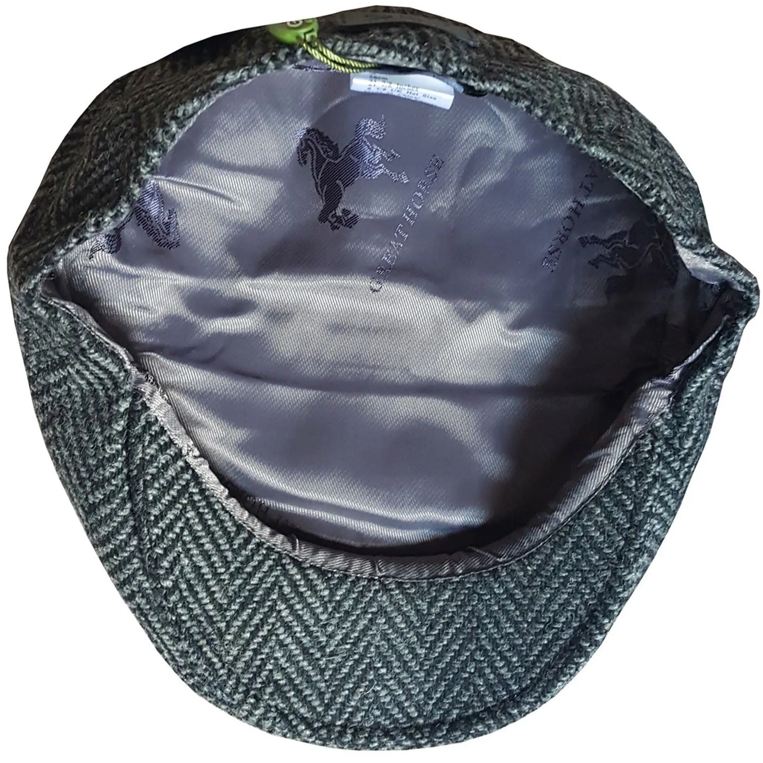 Flat Cap In a Herringbone Design - Great Horse