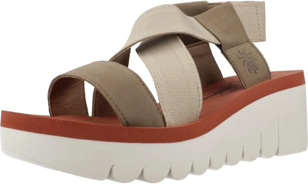 FLY London Women's Wedges Sandal, 35,36,37,38,39,40,41,42 M Womens Adult