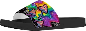 Forchrinse Colorful Tie Dye Butterfly Mens Womens Slide Sandals Lightweight Open Toe Slippers Comfort Slides for Indoor Outdoor