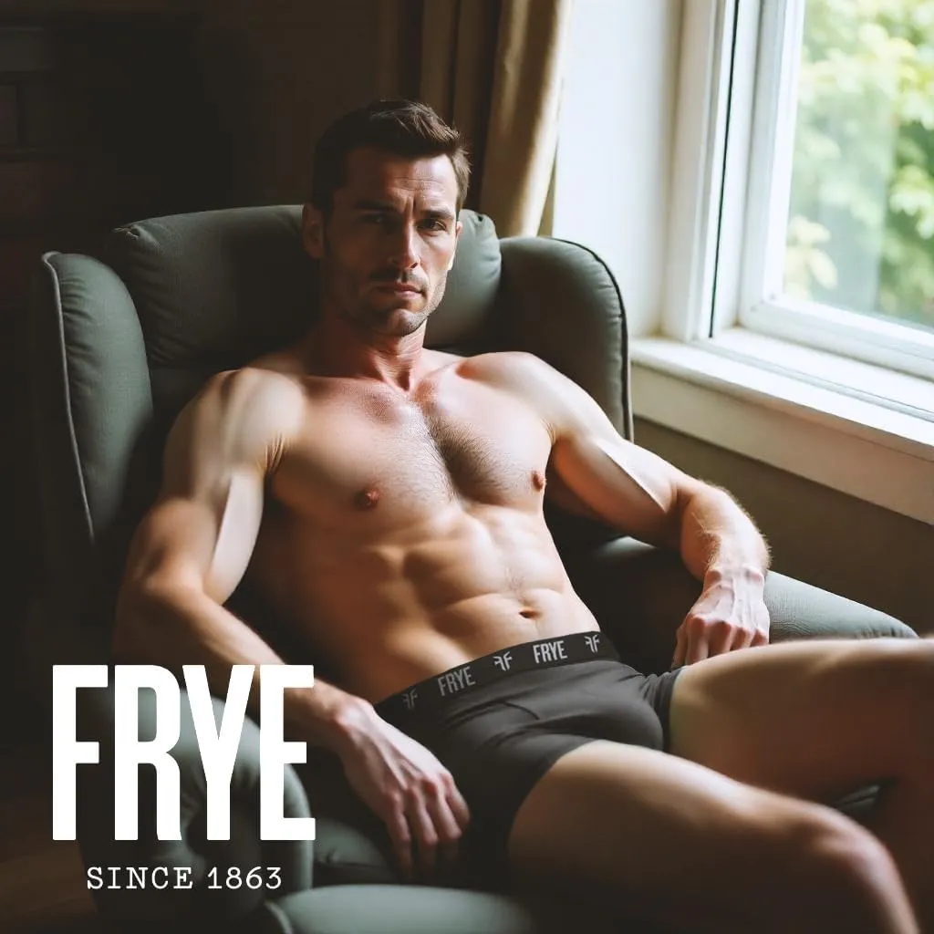 Frye Mens Boxer Briefs 4-Pack, Spandex-Cotton Boxer Briefs with Logo Waistband, Mens Underwear Cotton Stretch