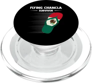 Funny Chancla Mexican Grown Present Men Women Sandal Slipper PopSockets PopGrip for MagSafe