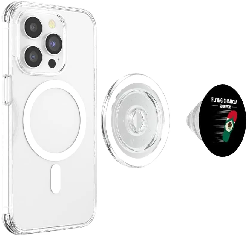 Funny Chancla Mexican Grown Present Men Women Sandal Slipper PopSockets PopGrip for MagSafe