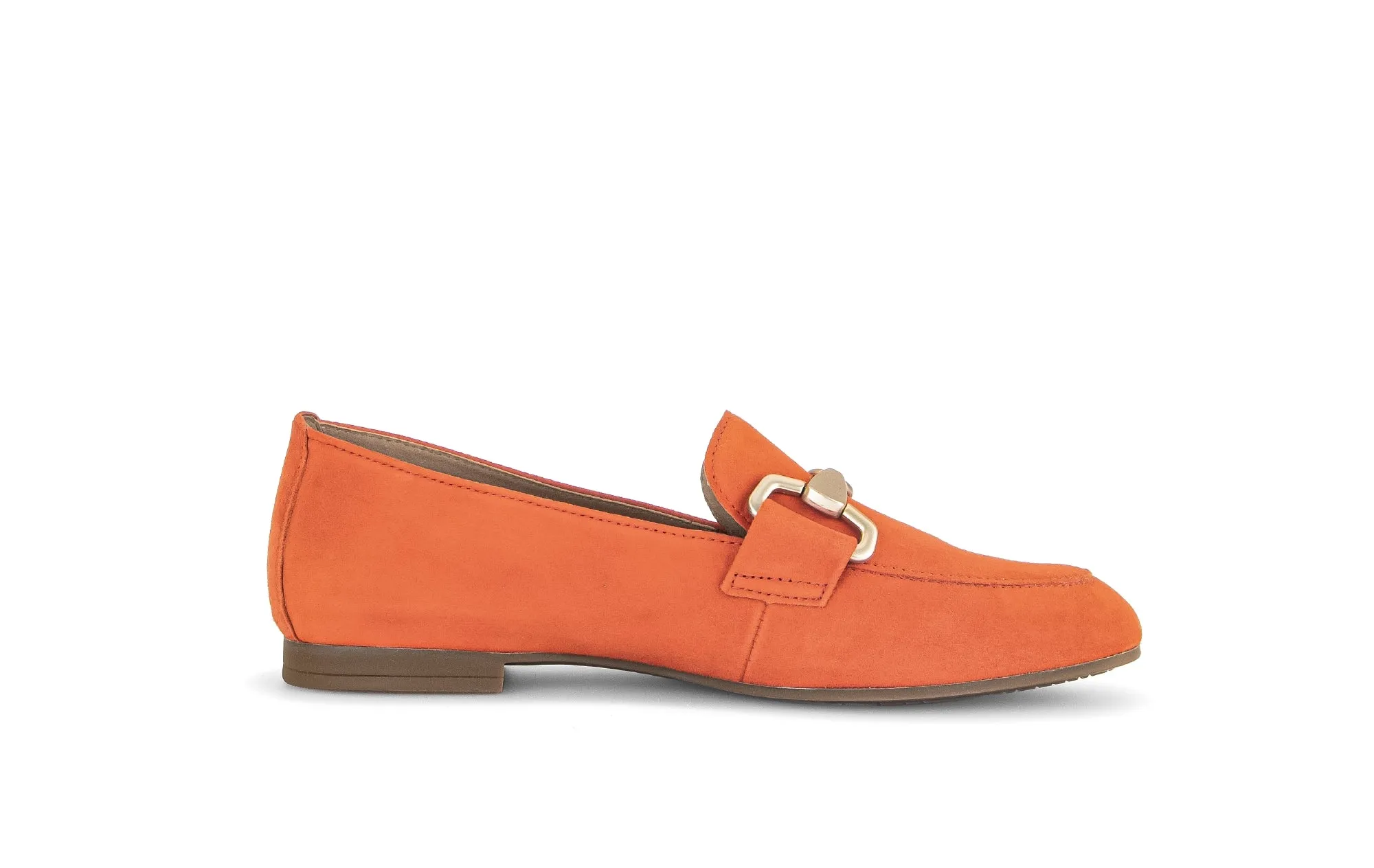 GABOR - 45.211.13 FLAT LOAFER - ORANGE SUEDE