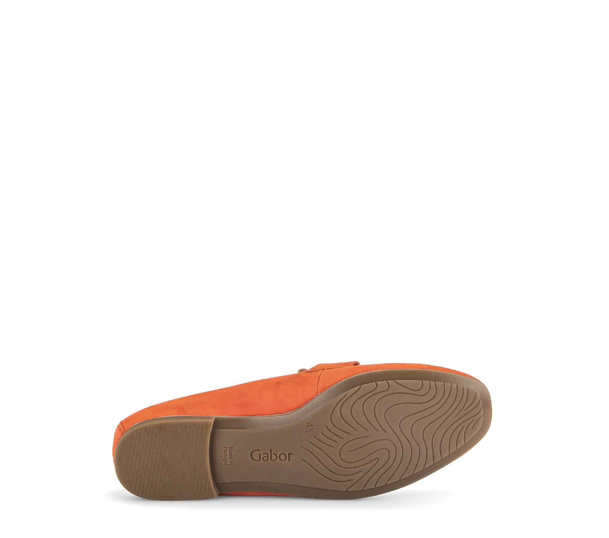GABOR - 45.211.13 FLAT LOAFER - ORANGE SUEDE