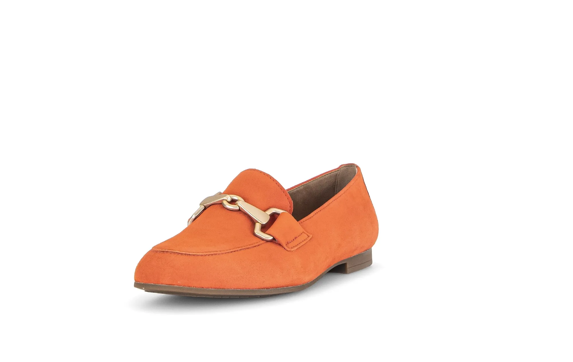 GABOR - 45.211.13 FLAT LOAFER - ORANGE SUEDE