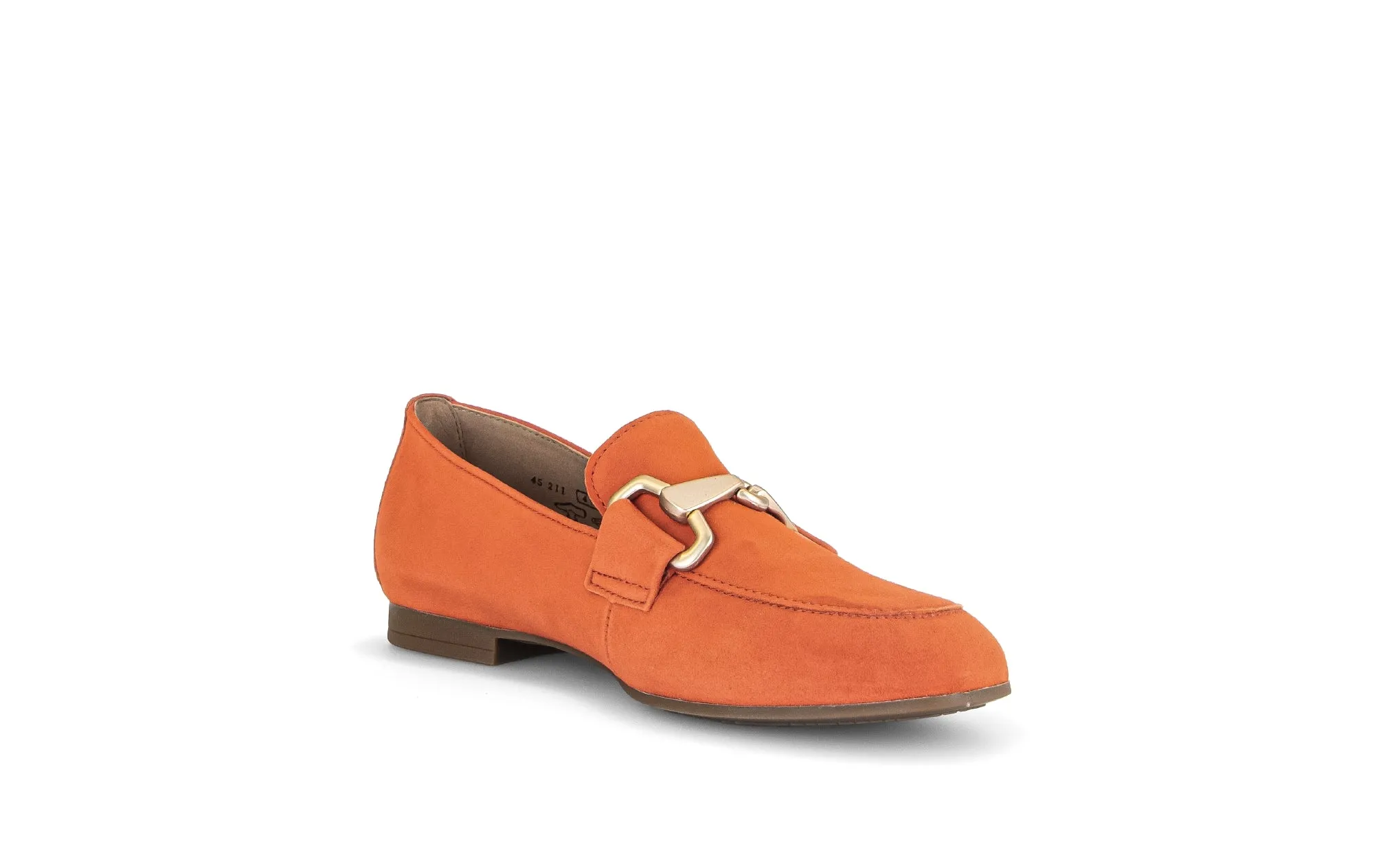GABOR - 45.211.13 FLAT LOAFER - ORANGE SUEDE