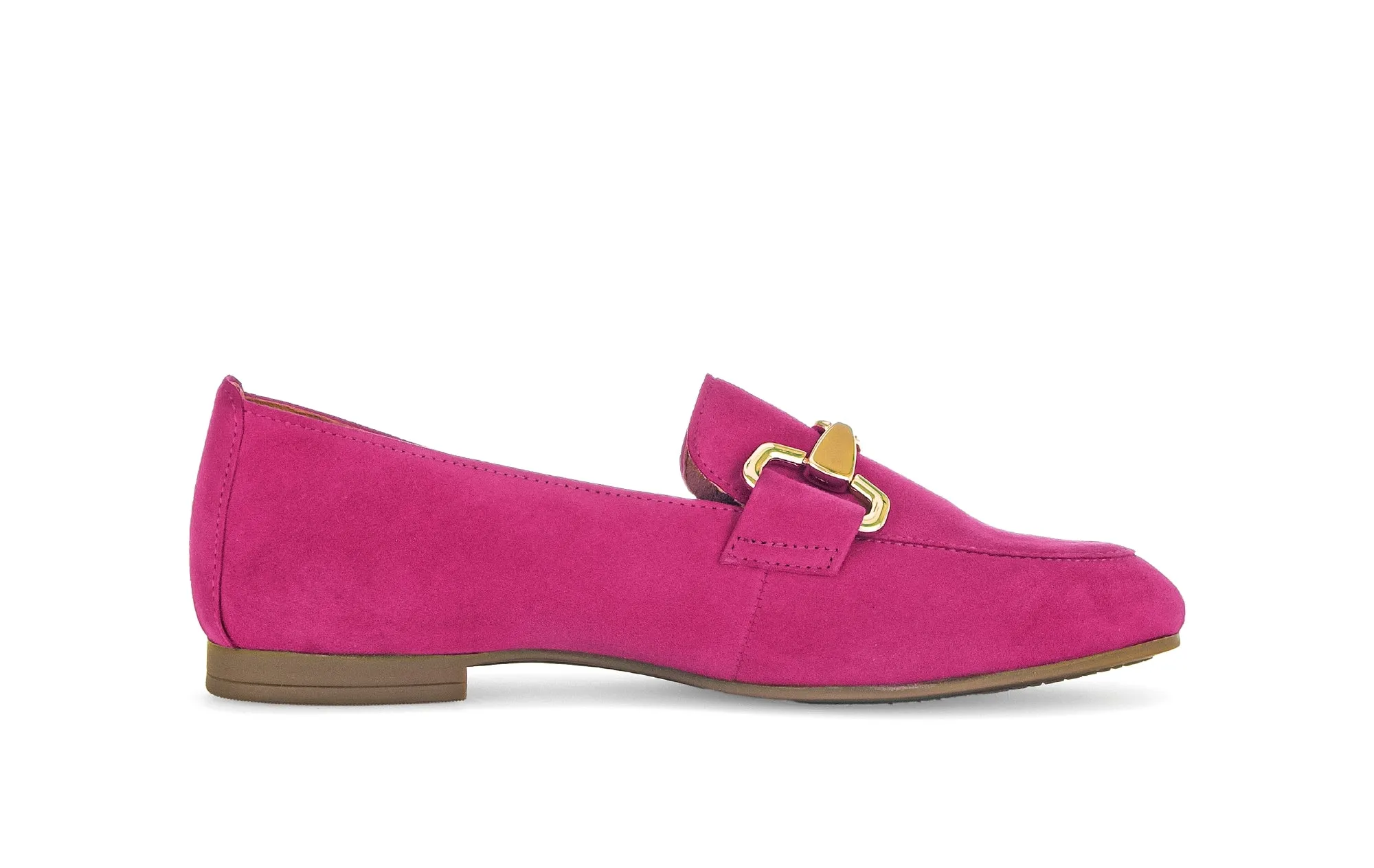 GABOR - 65.211.34 FLAT LOAFER - PINK SUEDE