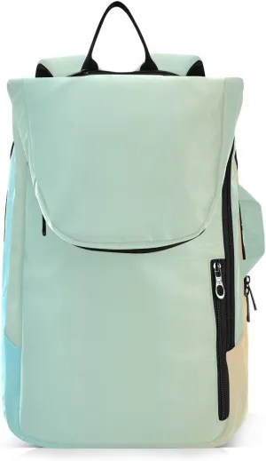 GAIGEO Teal Turquoise Glitter Sparkle Racket Bag, Multilayer Design Pickle Ball Bag, Sports and Daily Use