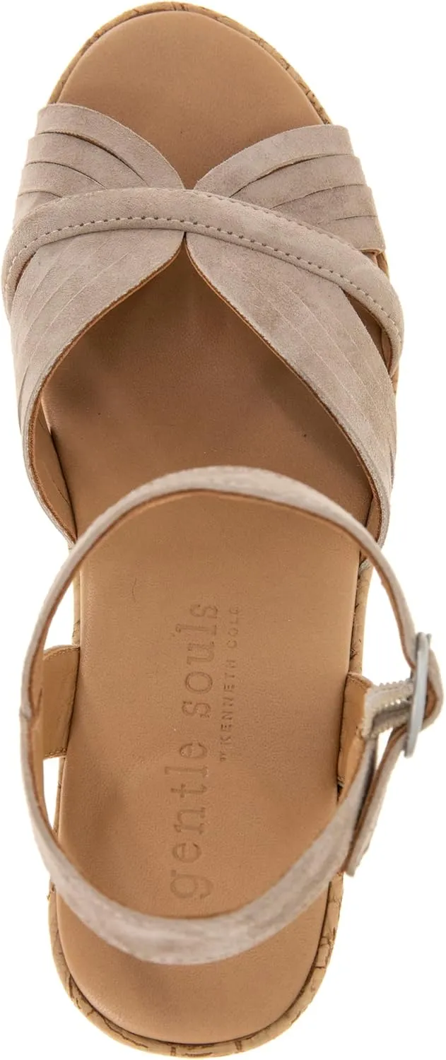 Gentle Souls by Kenneth Cole Women's Nomi Wedge Sandal