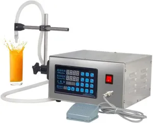 GFK280 Digital Liquid Filling Machine,5-3500ml Bottle Filler, Digital Control Bottle Filling Machine, Automatic Liquid Filler for Liquids Oil,110V