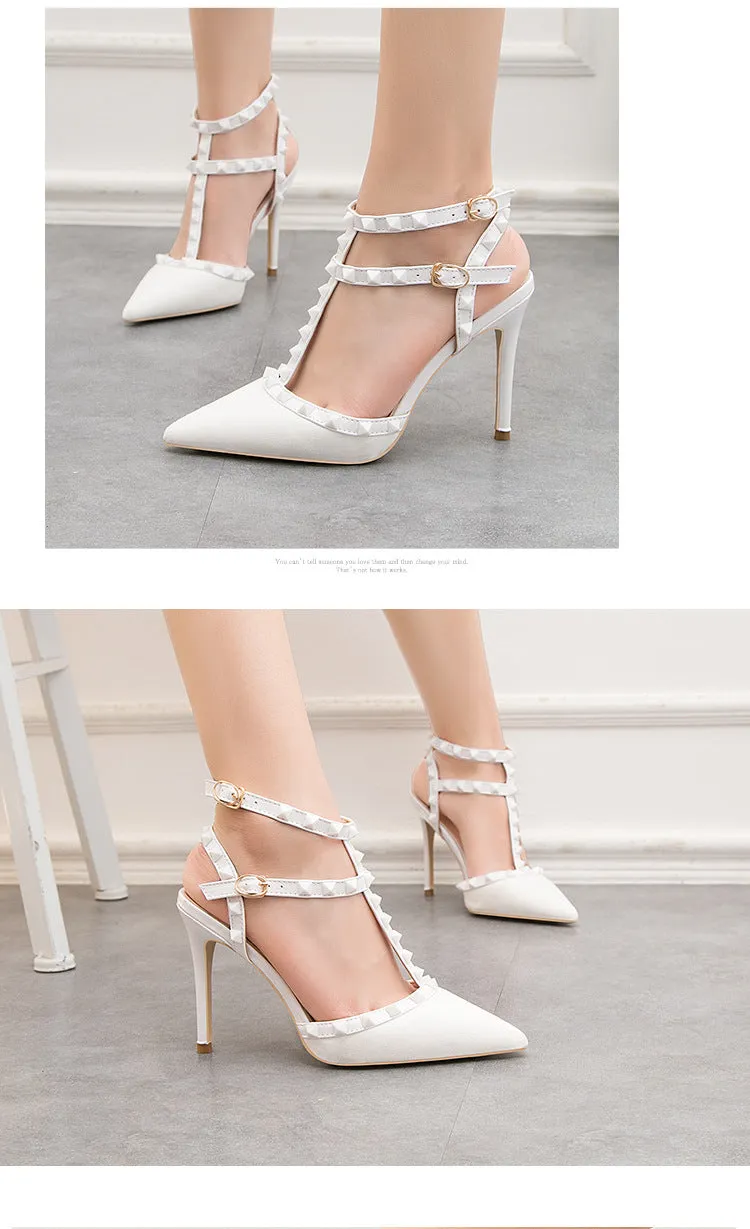 Gladiator Pointed-Toe Pumps