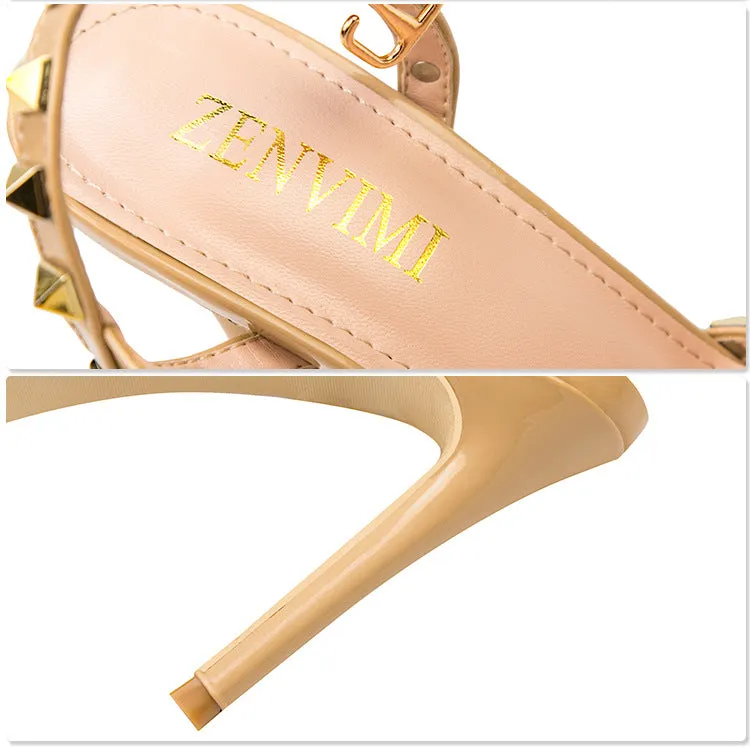 Gladiator Pointed-Toe Pumps