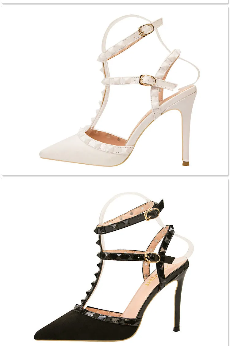 Gladiator Pointed-Toe Pumps