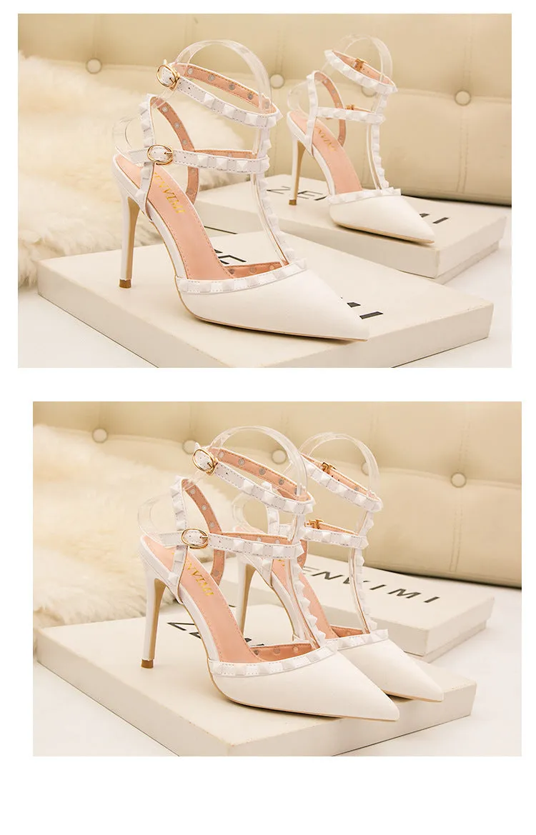 Gladiator Pointed-Toe Pumps