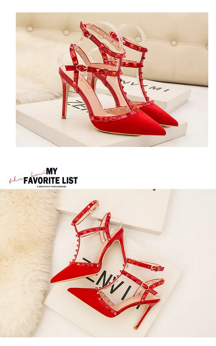 Gladiator Pointed-Toe Pumps