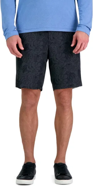 Haggar Men's The Active Series Hybrid Snap Closure Printed Short