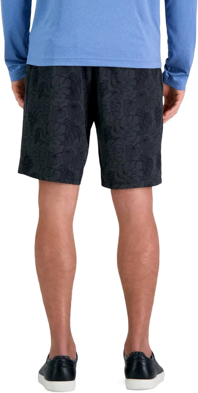 Haggar Men's The Active Series Hybrid Snap Closure Printed Short
