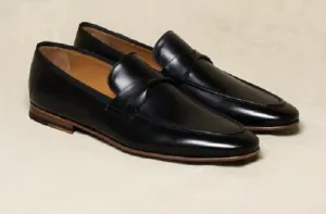 Handmade Leather Loafer Moccasins for Men