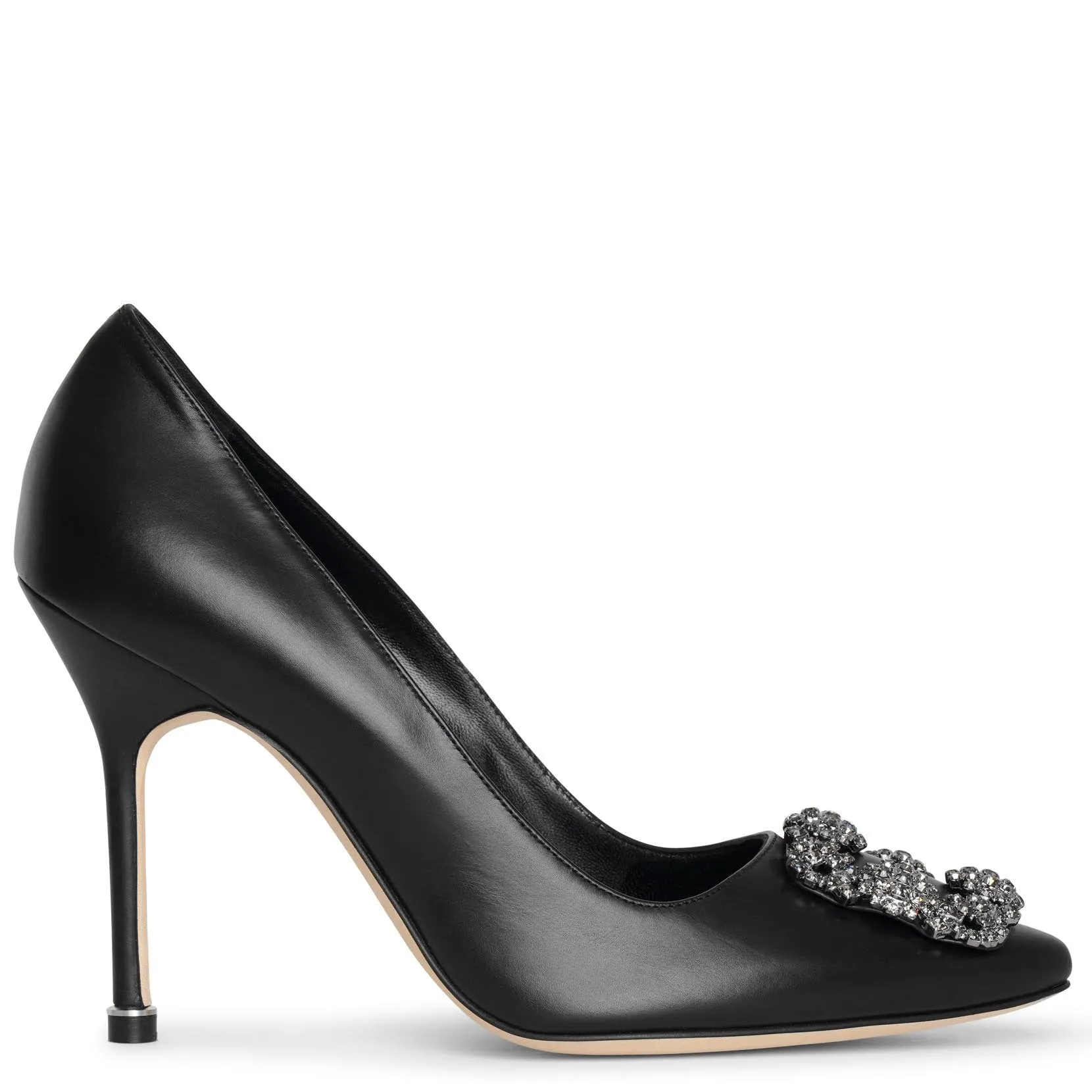 Hangisi 105 black leather pumps
