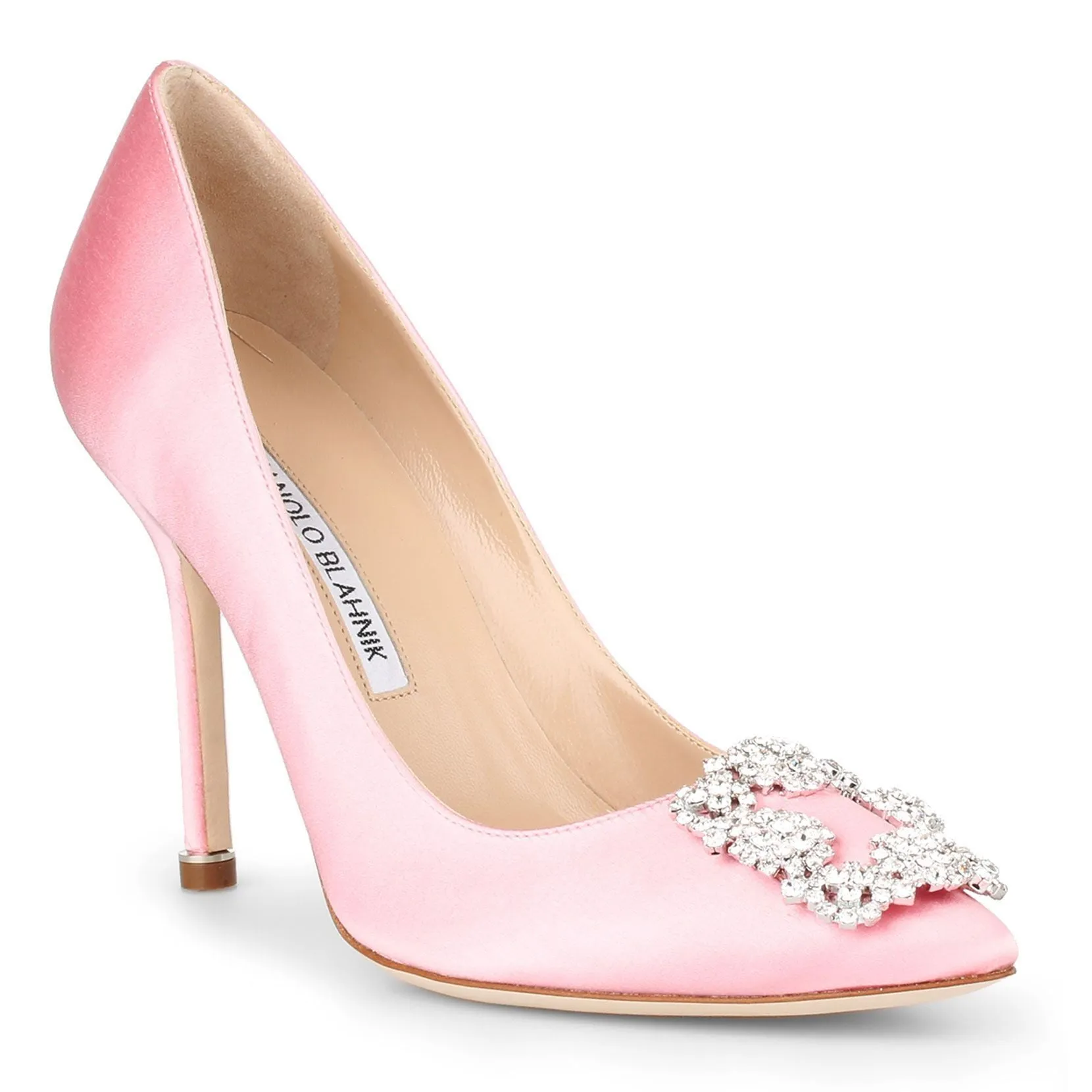 Hangisi 105 light pink satin pump