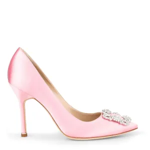 Hangisi 105 light pink satin pump