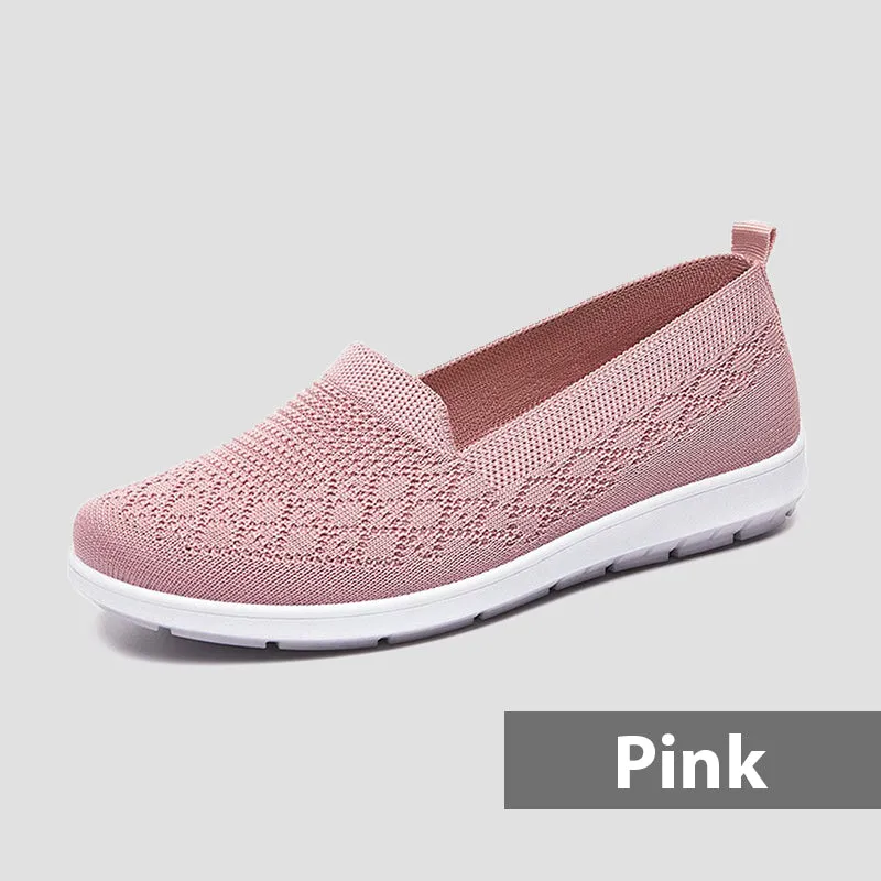 Hatmeo Women's Casual Breathable Flat Shoes aqy