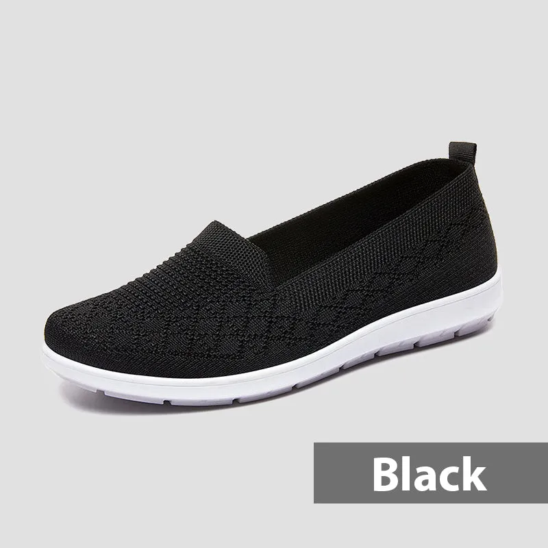Hatmeo Women's Casual Breathable Flat Shoes aqy