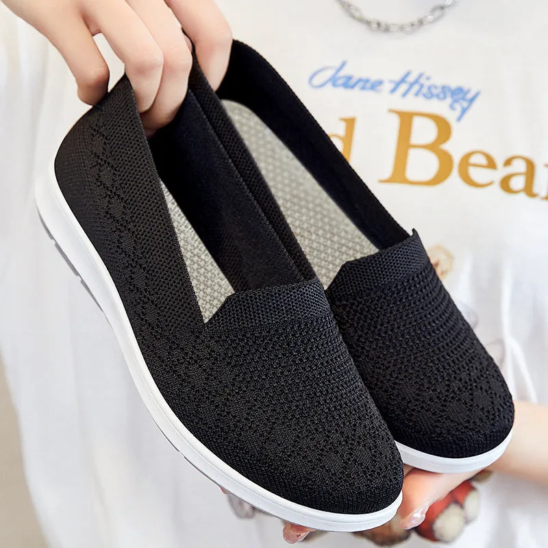 Hatmeo Women's Casual Breathable Flat Shoes aqy