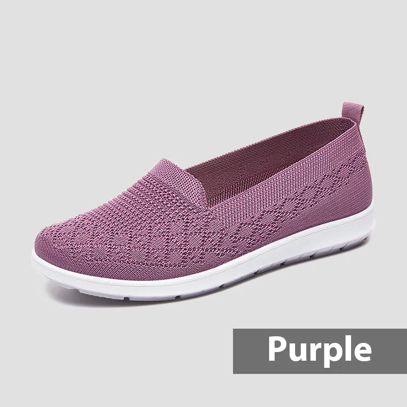 Hatmeo Women's Casual Breathable Flat Shoes aqy
