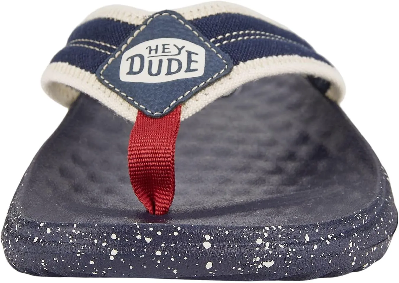 Hey Dude Men's Myers Flip Classic Black/Black | Men's Shoes | Men Slip-on Sandals | Comfortable & Light-Weight