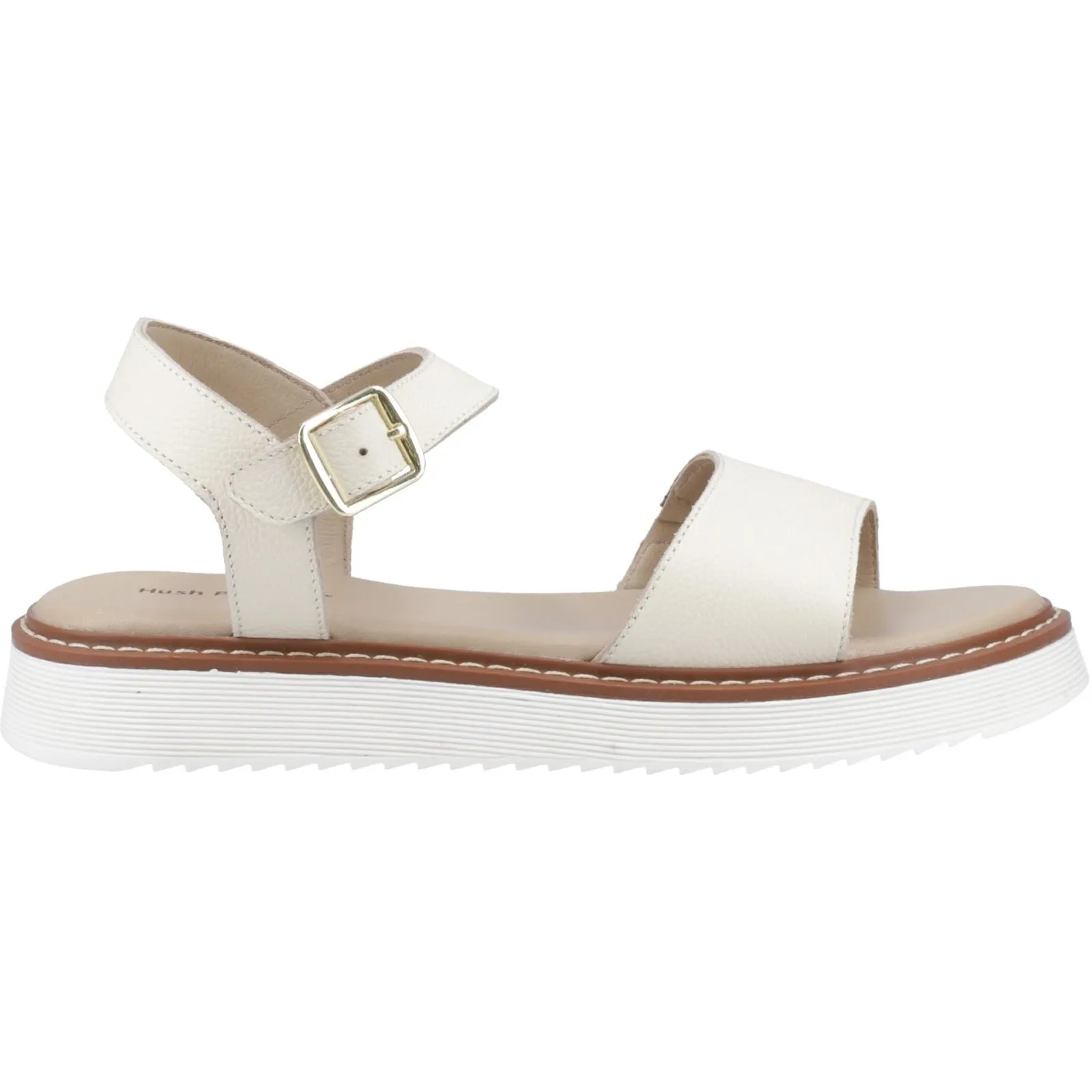 Hush Puppies Cassie Nubuck Women's Cream Sandals