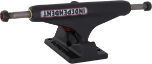Independent Stage 11-149mm Bar Black/White/Red Skateboard Trucks - 5.87" Hanger 8.5" Axle (Set of 2)