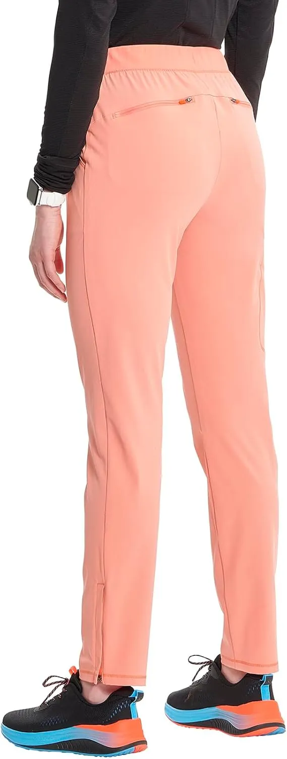 Infinity Cherokee Women's Pull-on Scrub Cargo Pants with Mid-Rise Tapered Leg and 5 Pockets IN120A