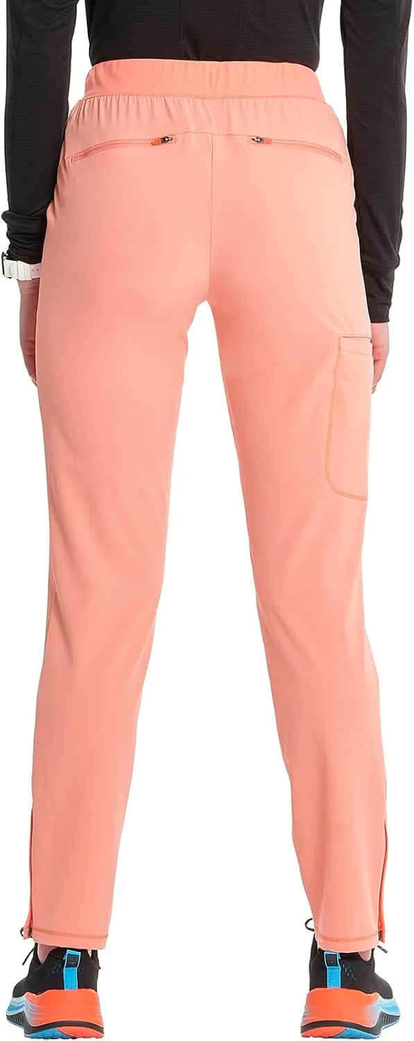 Infinity Cherokee Women's Pull-on Scrub Cargo Pants with Mid-Rise Tapered Leg and 5 Pockets IN120A