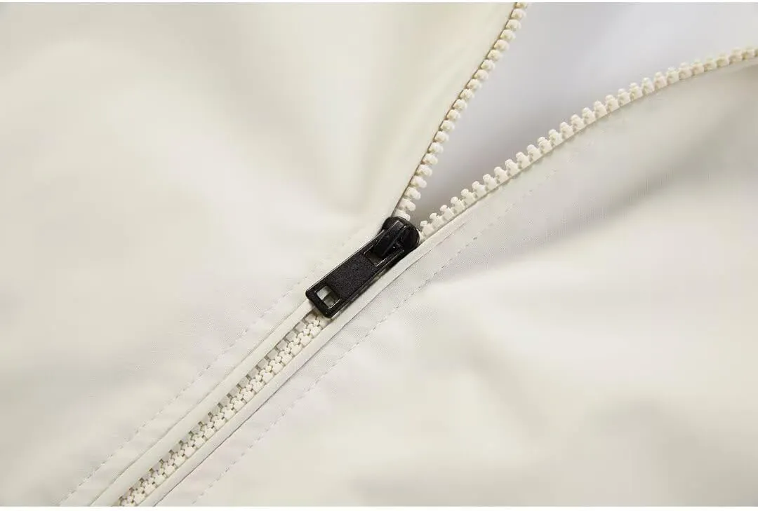 INVACHI Men's Bomber Jacket Lightweight Casual Windbreaker Spring Fall Zip Up Coat with Pocket