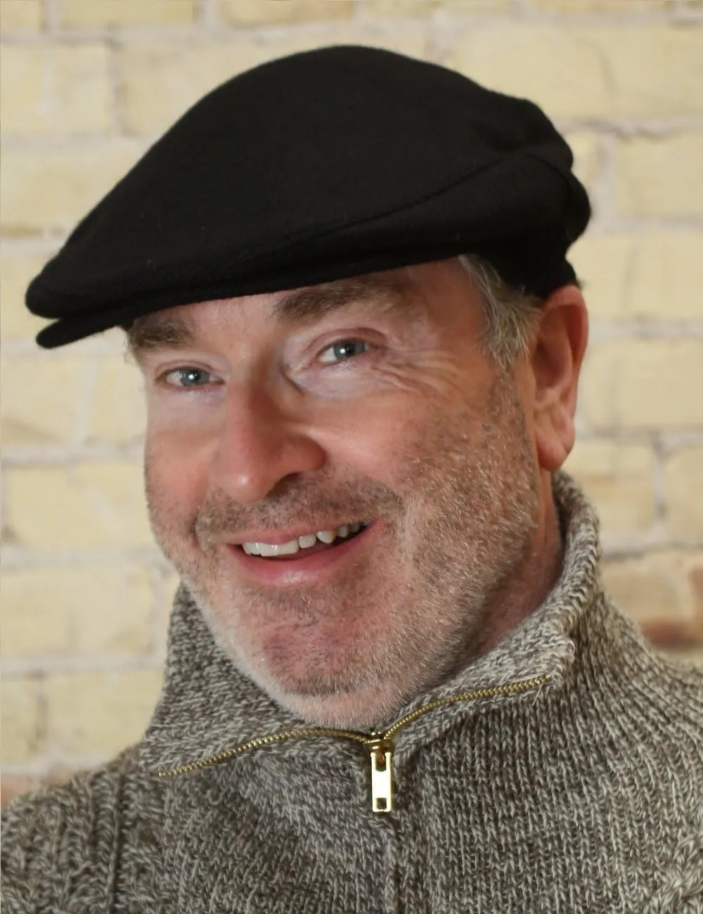 Irish Newsboy Flat Cap for Men Made in Ireland, 100% Irish Wool