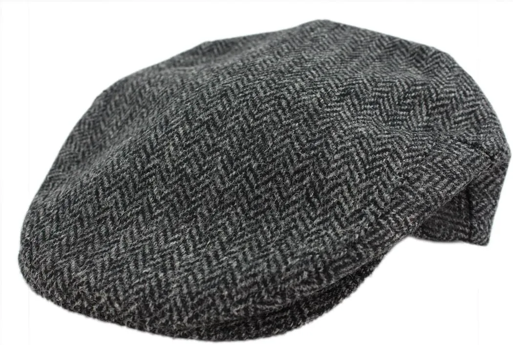 Irish Newsboy Flat Cap for Men Made in Ireland, 100% Irish Wool