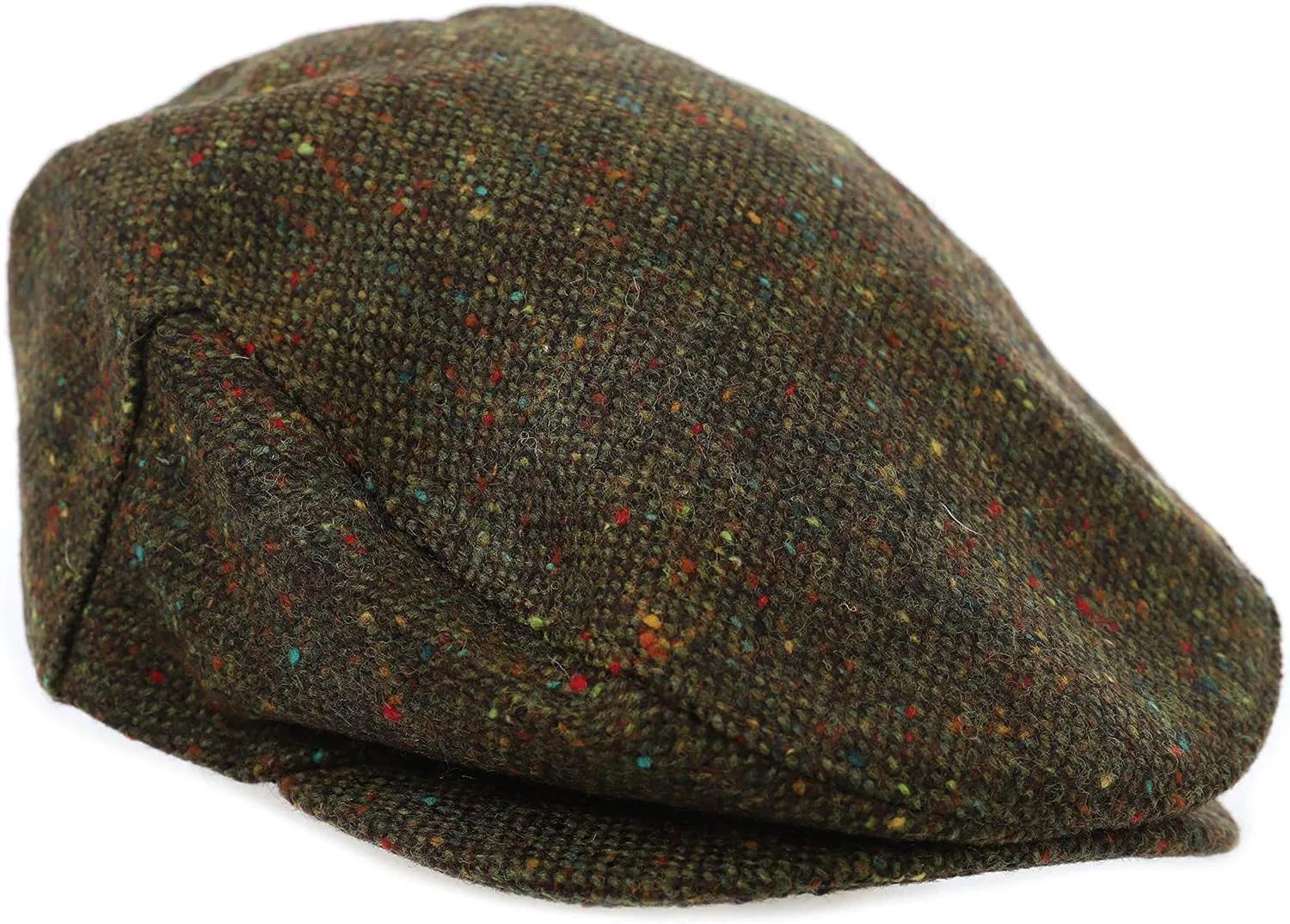 Irish Newsboy Flat Cap for Men Made in Ireland, 100% Irish Wool