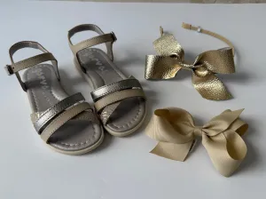 Ivory strappy sandal